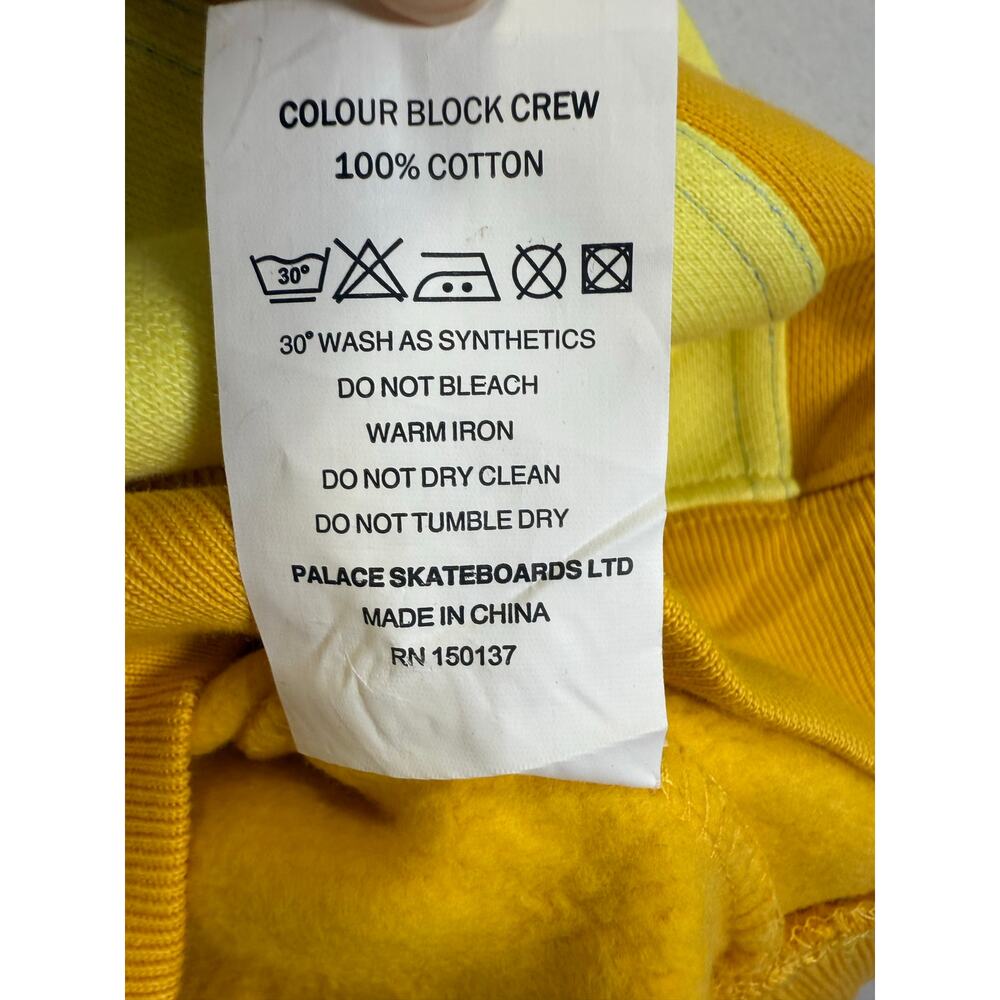 Palace Colour Block Crew Size S *Read* - image 4